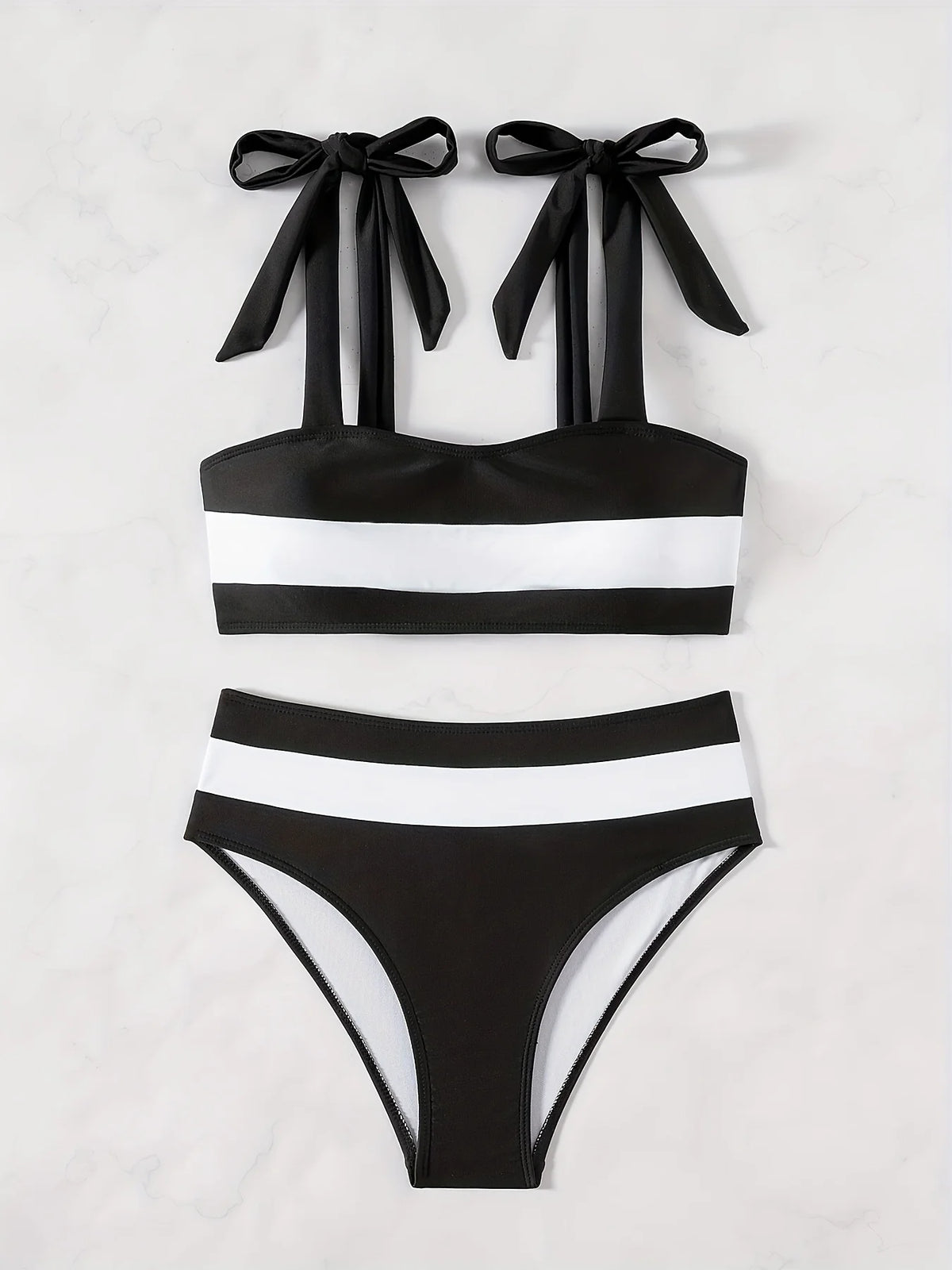 ZTVitality Sexy Patchwork Bikini Set 2025 New Arrival Biquini Bandage Padded Bra Push Up Swimsuit Women's Swimwear Beachwear