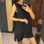 2025 Sexy 5 Colors Backless Crochet Knitted Tunic Beach Cover Up Cover-ups Beach Dress Beach Wear Beachwear Female Women K5620