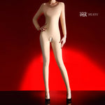 Seamless Bodysuit For Autumn And Winter Fleece-Lined Warm Body-Shaping Full Body Sexy Unisex Convenient With Stockings C96S