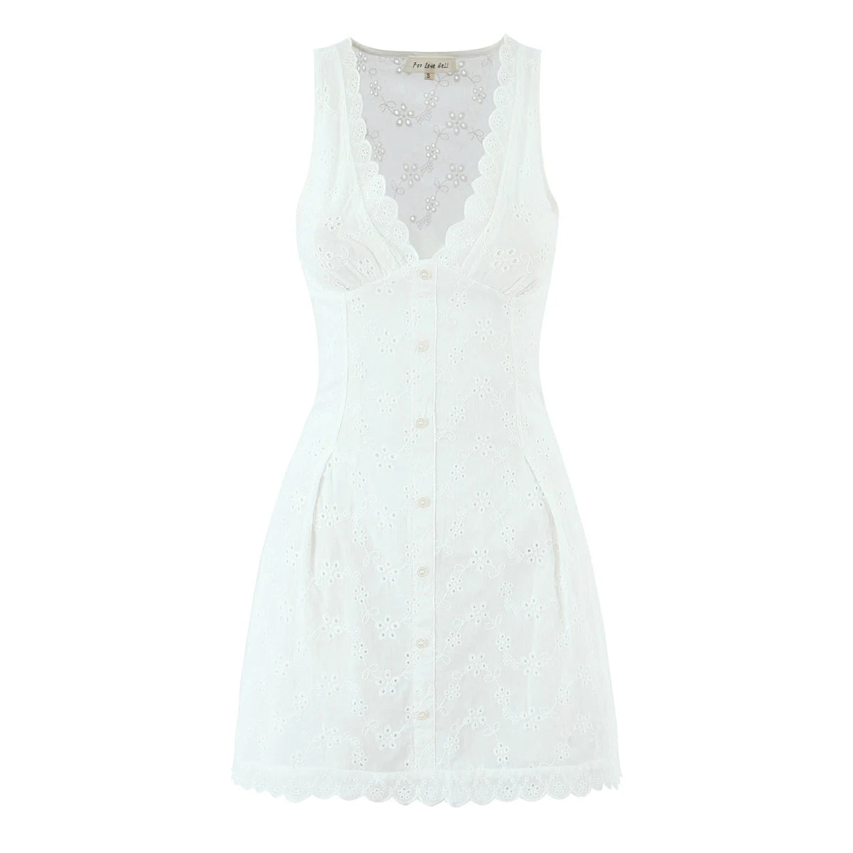 Foridol Plaid Printed Red Women's Dresses White Cotton V Neck Short Party Summer Dress New in Vintage Beach Mini Dress