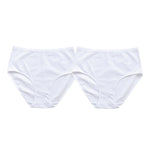 2Pcs/Set Women Cotton Panties High Waist Briefs Breathable Underwear Female Underpants Plus Size Sexy Lingerie S-XXL 8 Colors