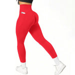 High Waist Tummy Control Yoga Pants with Pockets for Gym Workout - Breathable Stretchy Fitness Leggings
