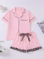 Women's Sleepwear 2026 New Summer Comfortable Pajamas Sets for Women Lapel Homewear Short Sleeve Shorts Set Pijamas Pajamas Set