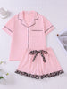 Women's Sleepwear 2026 New Summer Comfortable Pajamas Sets for Women Lapel Homewear Short Sleeve Shorts Set Pijamas Pajamas Set