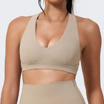 Hearuisavy Summer Women Sports Bra Pilates Yoga Bra Gym Underwear Running Shock Proof Breathable Quick-Dry Fitness Top For Girls