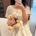 Summer New Sweet Cute Women's Loose Home Clothes Spwear Can Be Worn Outside V-ne Ort 2026 Night Wears for Women