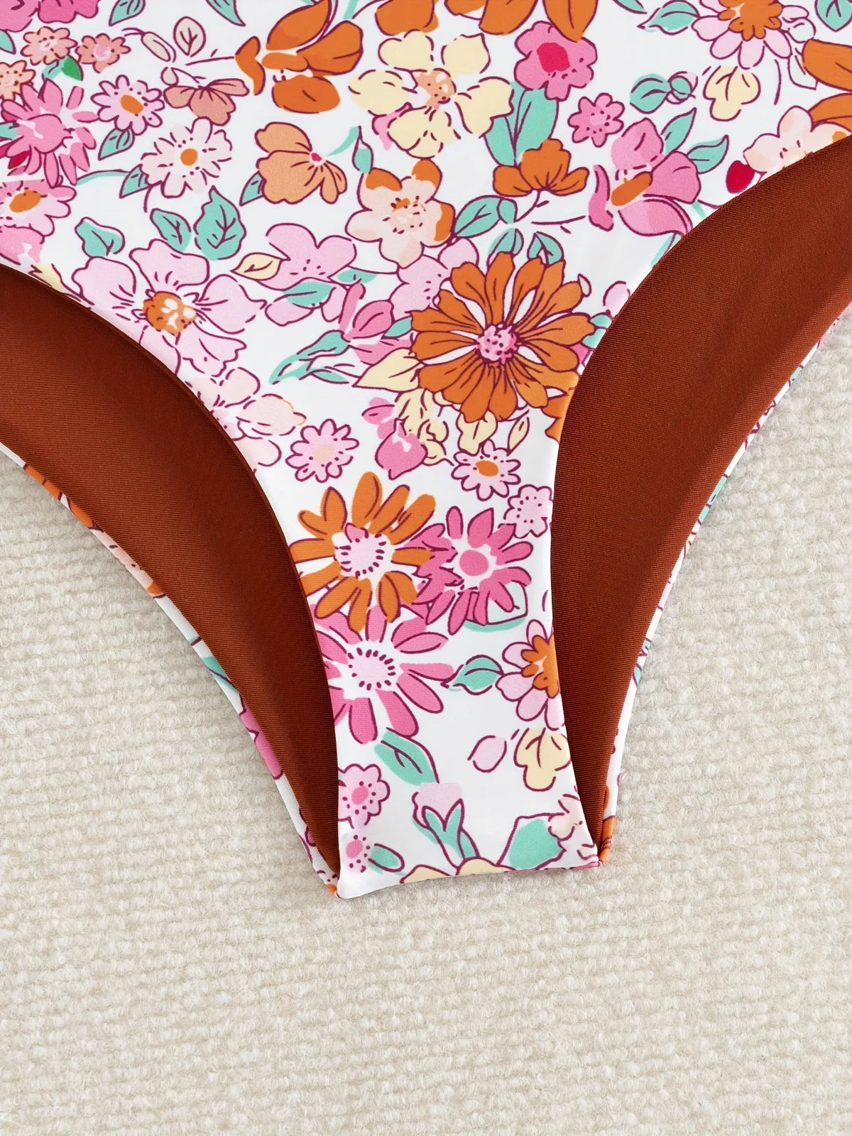 ZTVitality Sexy Floral Print Female Swimsuit Women Bikini 2025 Swimwear High Waist Bikinis Two Pieces Summer Beachwear Biquini