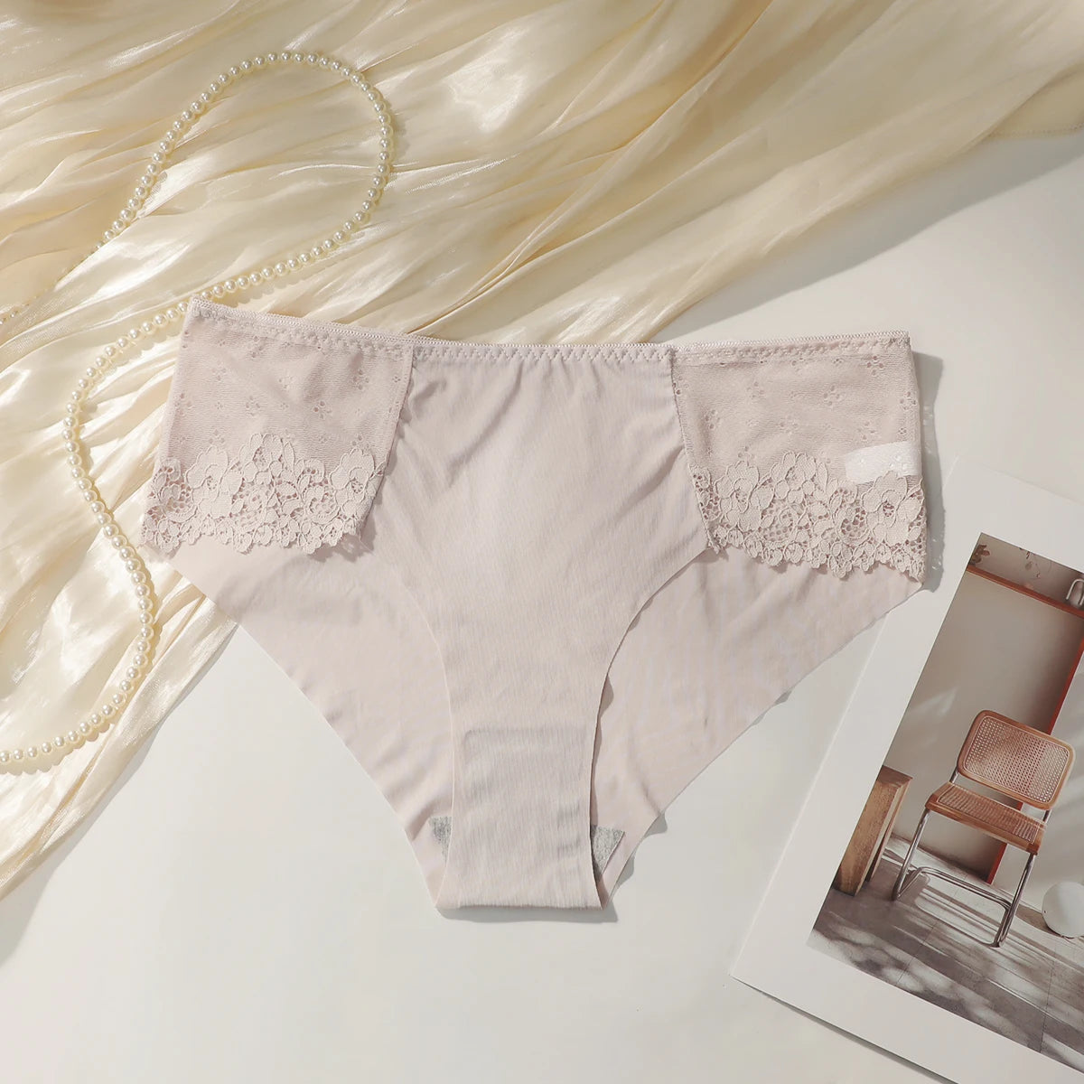 Five Colors Plus Size Lace triangle pantshigh underwear lacesexy Womenplus large underwear Z2400