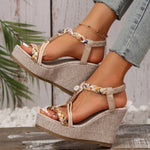 Women Wedges SandalsSummer Fashion Designer Shoes for Women High Quality Platform Sandals Casual Outdoor Sandals Women