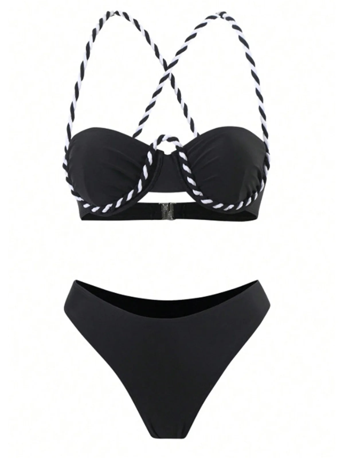 XS - L 3PCS With Skirt Underwired Bikini Female Swimsuit Women Swimwear Bather Bathing Suit Swim Three-pieces Bikini set K8045