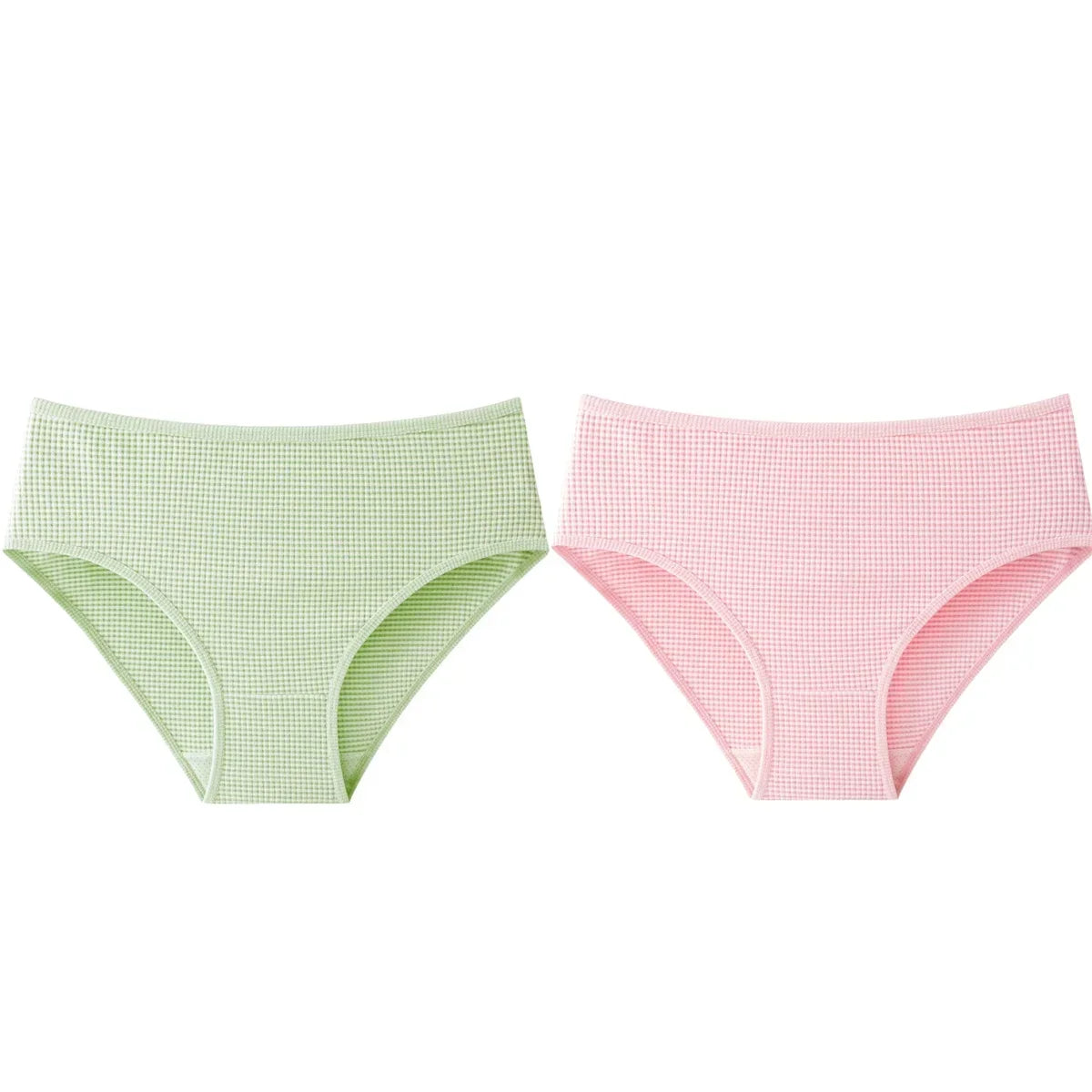 2Pcs/Set Women High Rise Panties Seamless Underwear Winter Warm Underpants Breathable Briefs Female Sexy Lingerie