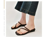 Beach Flip Flop Clip Toe Women Flats Slippers Shoes Outdoor Casual Ladies Low Heel Slides