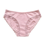 3Pcs/Set Women Lace Briefs Female Underpants Solid Color Pantys M-XL Soft Underwear Sexy Lingerie Intimates Cotton Panties