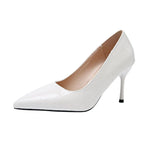 Sandals Summer New Pointed Head Shallow Mouth Metal Buckle Non-slip Wear-resistant High Heel Baotou Shoes