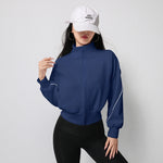 Fashion Winter Women Warm Loose Pocket Zipper Long Sleeves Sports Casual Outdoor Gym Women Jacket