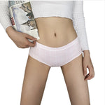 Ladies' Sexy Letter Print Panties with Elastic Waistband Thin Seamless Knickers Wrap Buttocks Lingerie Female Briefs