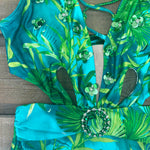 2026 New Elegant Women Swimsuit With Skirt High Waist Swimwear Cover-up Female Skirts Fashion Printed Dress Beachwear
