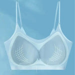 3Pcs/Set Ultra-thin Bras Women Ice Silk Small Chest Underwear Sexy Lingerie Padded Seamless Bra Summer Tube Top