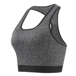 Women Sports Bra High Elastic Support Racerback Yoga Top Comfortable Breathable Workout Crop Top No Pads Underwear For Gym Yoga