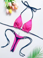 RUOTONSEPT 2026 New Sexy SolidBandage Bikini Set Women's Swimsuit Two-piece Triangle Swimwear Bathing Suit Brazilian Biquinis