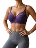 Solid Lace Women Bra Sexy Thin Cup Underwire Push Up Bra Adjustable Straps Daily Breathable Lingerie