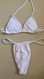 Sexy Thong Bikini 2024 Women Swimsuit Female Swimwear Micro Bikinis Set Brazilian Beach Wear Bathing Suit Biquini Neon Yellow