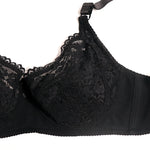 Beauwear Ultra Thin Unlined Bralette For Women Plus Size Lace bras With Frame Full Cup Minimizer Bras 85D 90D 95D 100D 105D 110D