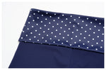 Summer Striped Polka Dot Contrast High Waist Yoga Shorts Hip Lifting Sports Tights Outdoor Workout Fitness Gym Running Pants