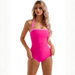 New Black White Splice Slim Fit Abdomen Control Monokini Swimsuit High Elastic Quick Dry Polyester Fabric Swimsuit
