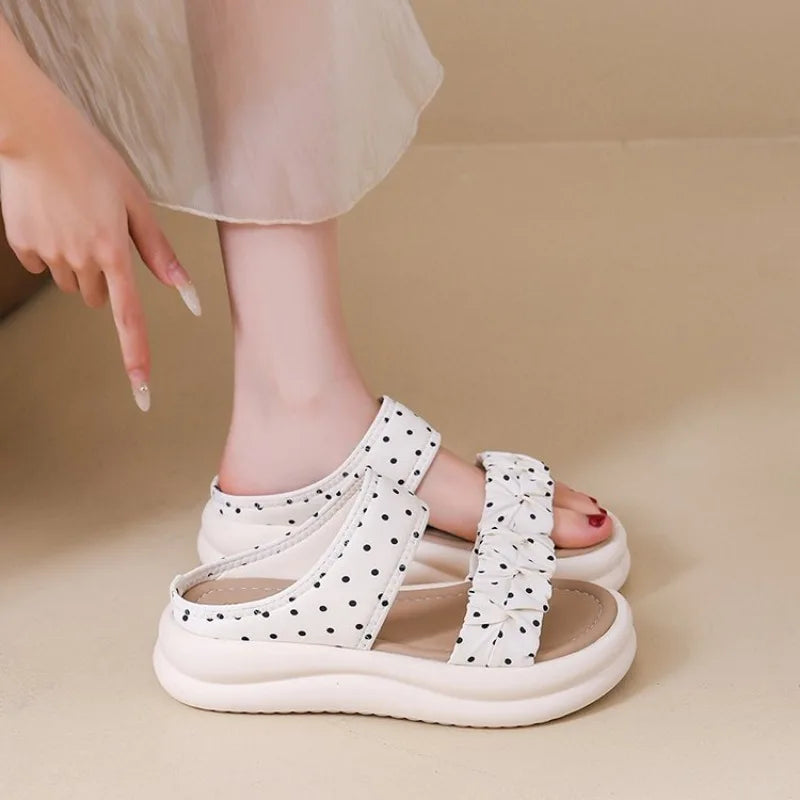 2026 SummerSandals for Women's Thick Soled Casual Daily Life Shoes for Female Fashion Style Beach Flat