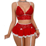 Women's Short Slim Fit Mini Sexy Half Skirt Casual Lace Patchwork Ultra A-line Skirt Party Mini Ruffle Skirt