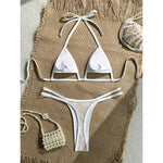 Sexy Extreme String Mini Micro Thong Bikini Female Swimsuit Women Swimwear Two-Pieces Bikini Set Bather Bathing Suit Swim V8373