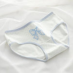 1/5pcs Cotton Panties Women's Underwear Panty Mid Waist Seamless Underpants Comfort Briefs Girls Bow Shorts Female Sexy Lingerie