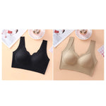 2Pcs/Set Seamless Bras For Women Padded Underwear Wireless Bralette Breathable No Steel Ring Fitness Underwear Sexy Lingerie