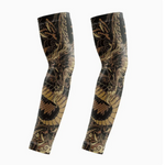 Ice Silk Tattoo Sleeve Men Women Summer Tattoo Sleeve UV Solar Arm Covers Cycling Cuff Quick Drying Cool Anti-Sunburn Arm Sleeve
