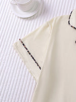 Women's Sleepwear 2026 New Summer Comfortable Pajamas Sets for Women Lapel Homewear Short Sleeve Shorts Set Pijamas Pajamas Set