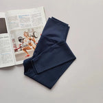 Women's High-Waist Yoga Exercise Pants Tight Fitting High Elasticity Gauntlet Line Nude Feeling Hip Lifting Gym Trousers