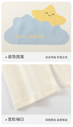 Pure cotton pajamas for women, long-sleeved trousers, can be worn outside, pure cotton home clothes, Class A antibacterial 100%