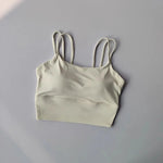 Professional Yoga Camisole Fixed Chest Mat Sports Underwear Women's Shockproof Breathable Beauty Vest Bra Running Top Gym Bra