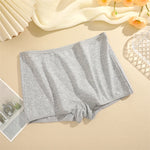 2PCS Women's Panties Cotton Seamless Sports Boxers Underwear Female Solid Color Briefs Cozy Lingerie Intimate Underpants XS-XL
