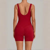 Women's Seamless Yoga Jumpsuits Fitness Sports Gym Beauty Backless Slim Fit Sling One-piece Running Workout Training Bodysuits