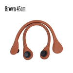 TANQU New Short PU Faux Leather Handle for Obag Colourful Handle forClassic O Bag Women's Bags EVA Handbag
