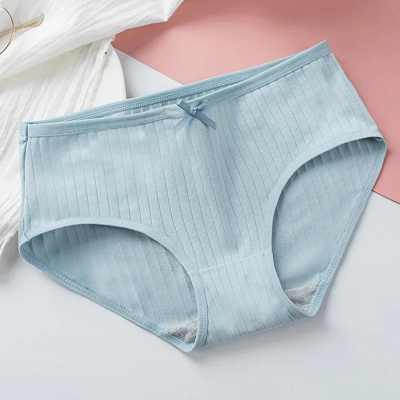 Cotton Panties Sexy Women Lingerie Women's Briefs Underpants Low Waist Panty Intimates Comfy Breathable Seamless Underwear