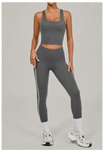 Women's Seamless Yoga Sets Sports Fitness Beauty Back Vest Hip-lifting Pants Slim-fit Suits Running Workout Gym Training Sets