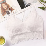 Women Lace Bras Sexy Bralette Solid Color Underwear Female Wireless Underwear Comfort Sexy Lingerie Seamless Push-Up Bra Padded