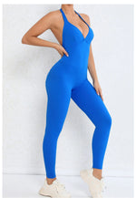 Backless Gym Jumpsuit Sport Overalls Women Nylon Yoga Workout Clothes for Women Fitness Clothing Gym Sets Womens Outfits