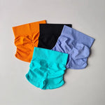 High Waist Women's Yoga Fitness Shorts Tight Fit Abdominal Slimming Lifted Buttocks Three Part Pants Exercise Clothing