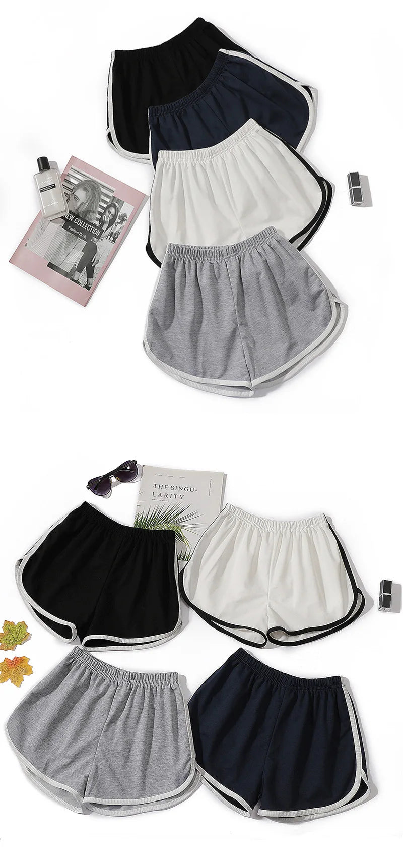 New Elastic Shorts for Women Loose Fitting Quick Drying Summer Thin Running Fitness Leisure and Anti External Wear