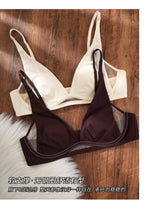 Sexy Deep V Rabbit Ear Bra, Wireless Invisible Summer Bra for Women, Thin Breathable Comfort Bralette Small Chest No Underwire