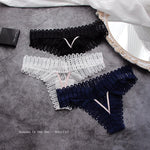 Thin Sexy Girls Panties Lace G String Seamless Women Briefs Thong Hollow Out Underwear Transparent Female Low Waist Lingerie